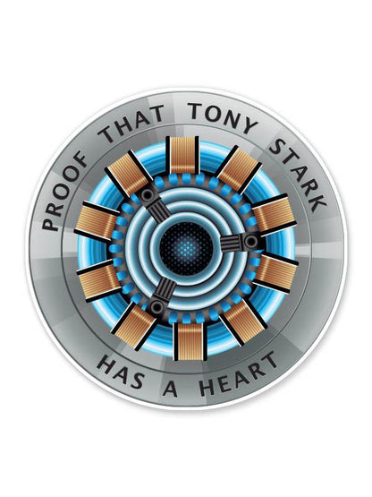 Tony Stark's Heart - Marvel Official Sticker