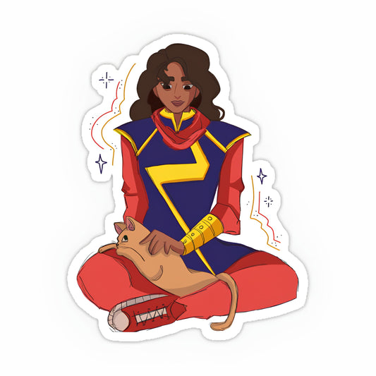 Ms. Marvel sticker-6