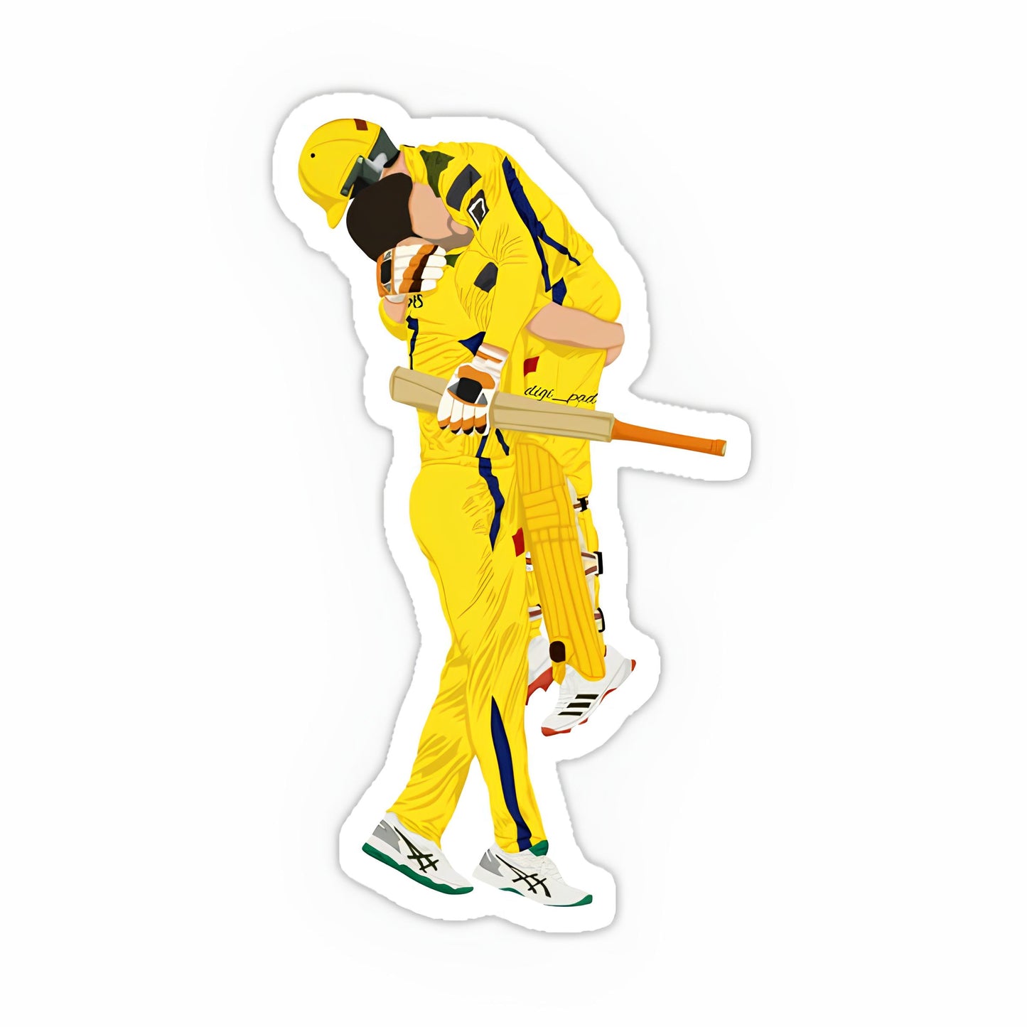 Ms Dhoni Sticker-1