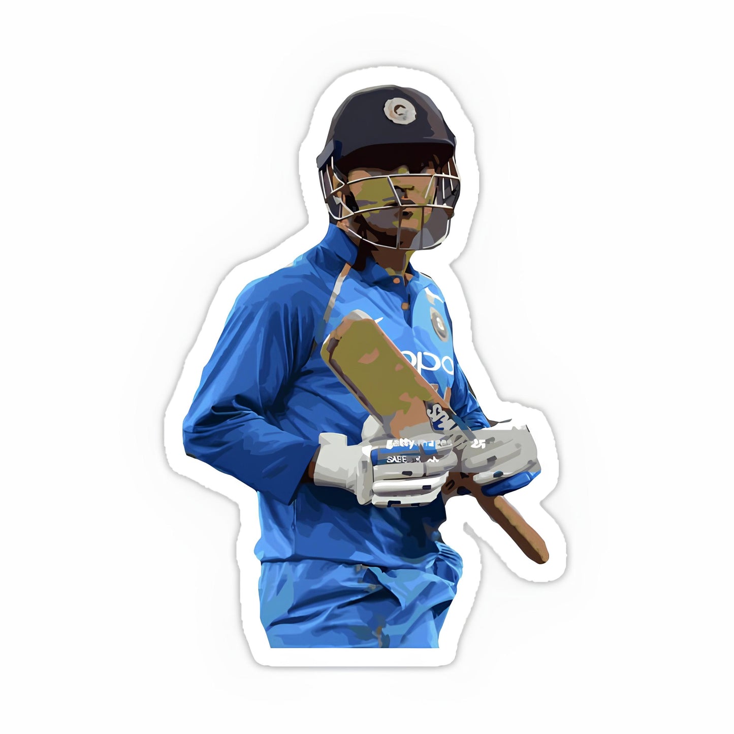 Ms Dhoni Sticker-10