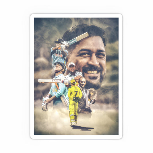 Ms Dhoni Sticker-2