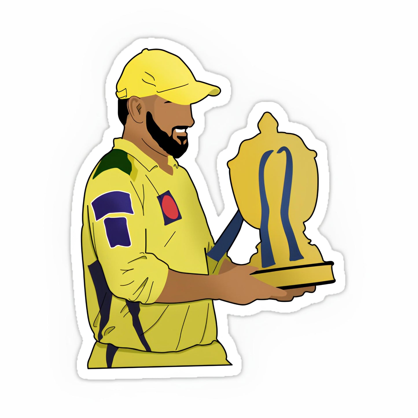 Ms Dhoni Sticker-5