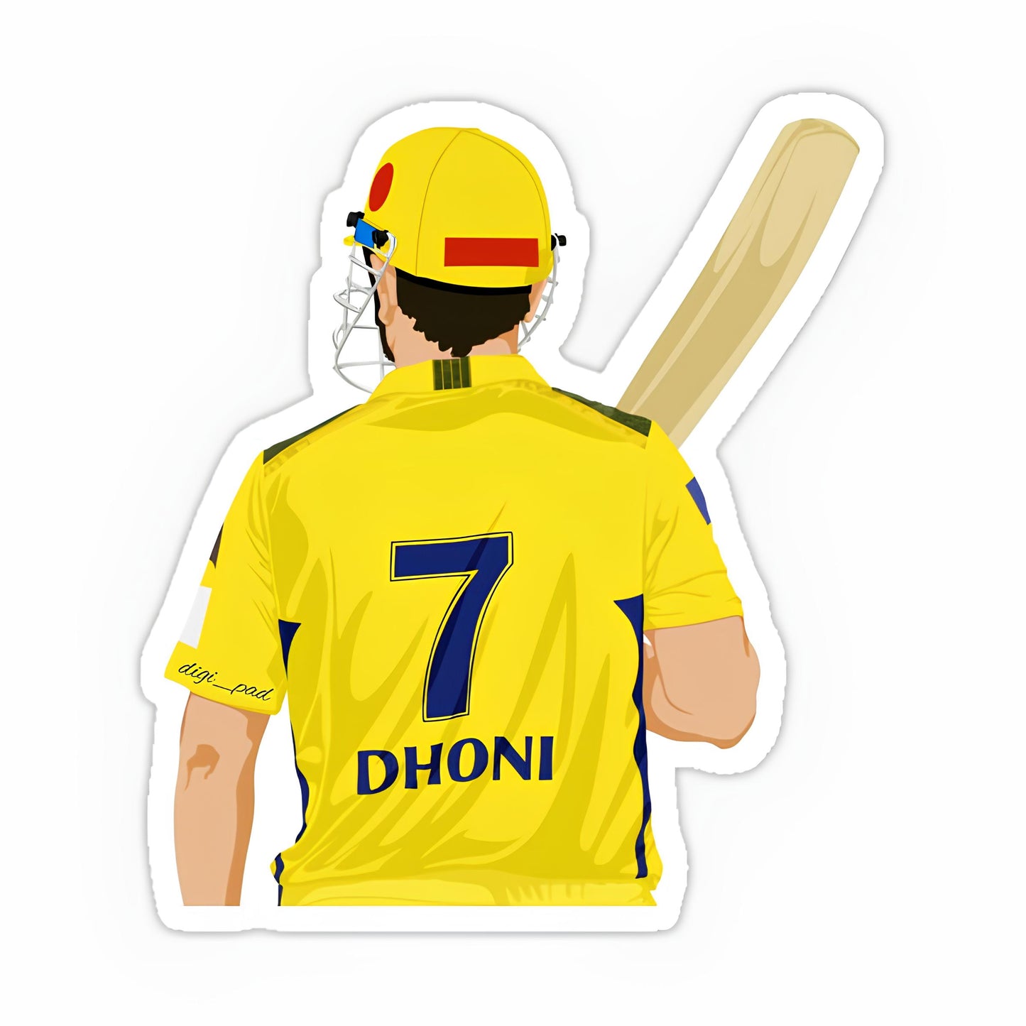 Ms Dhoni Sticker-6