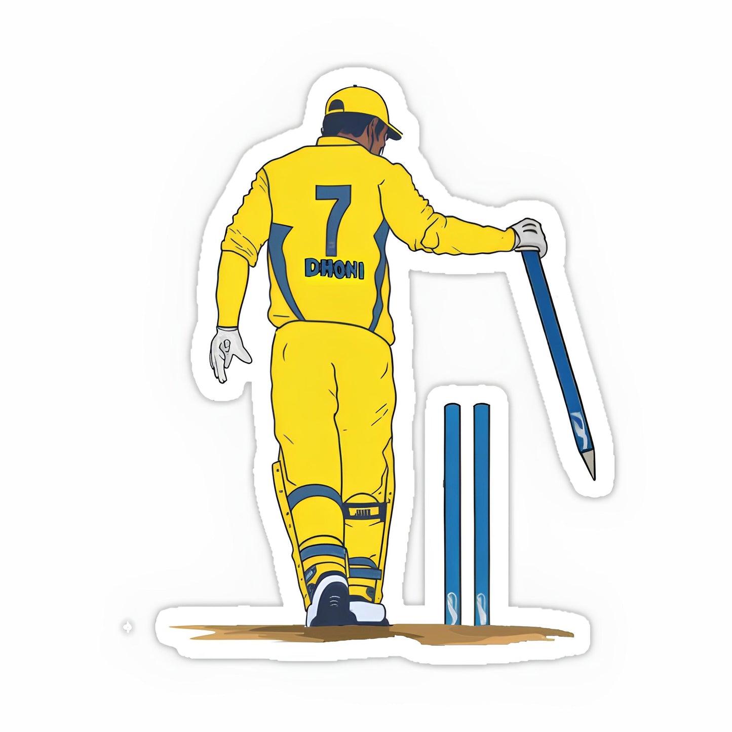 Ms Dhoni Sticker-9