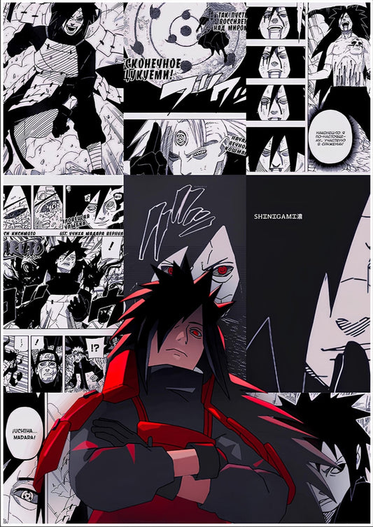 NARUTO MADARA UCHIHA POSTER-4