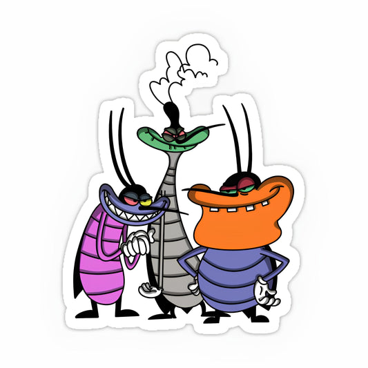 Oggy and the Cockroaches Sticker-10