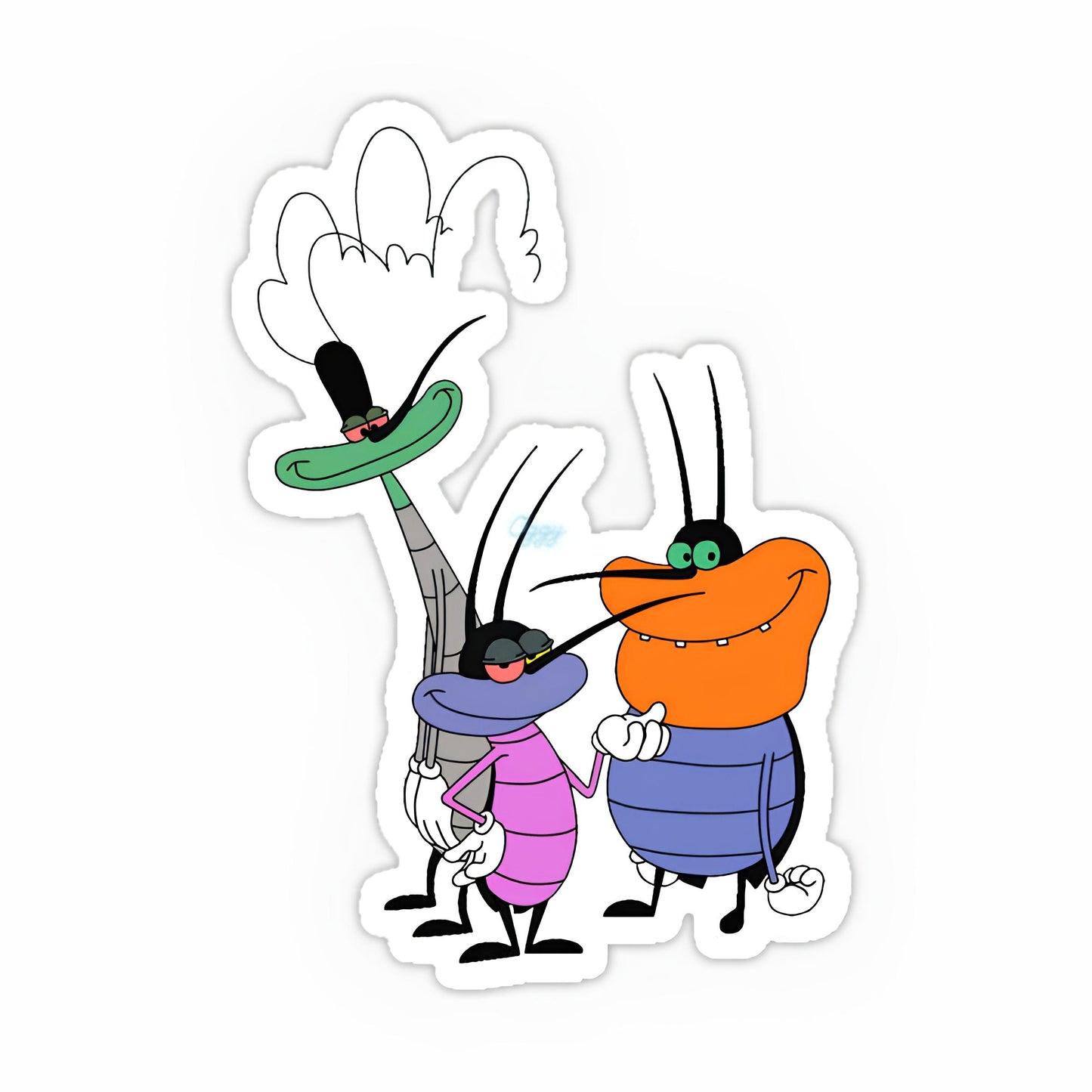 Oggy and the Cockroaches Sticker-11