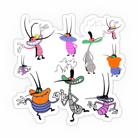 Oggy and the Cockroaches Sticker-17