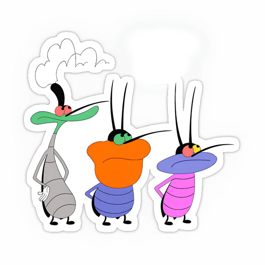 Oggy and the Cockroaches Sticker-3