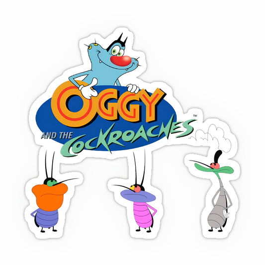 Oggy and the Cockroaches Sticker-8