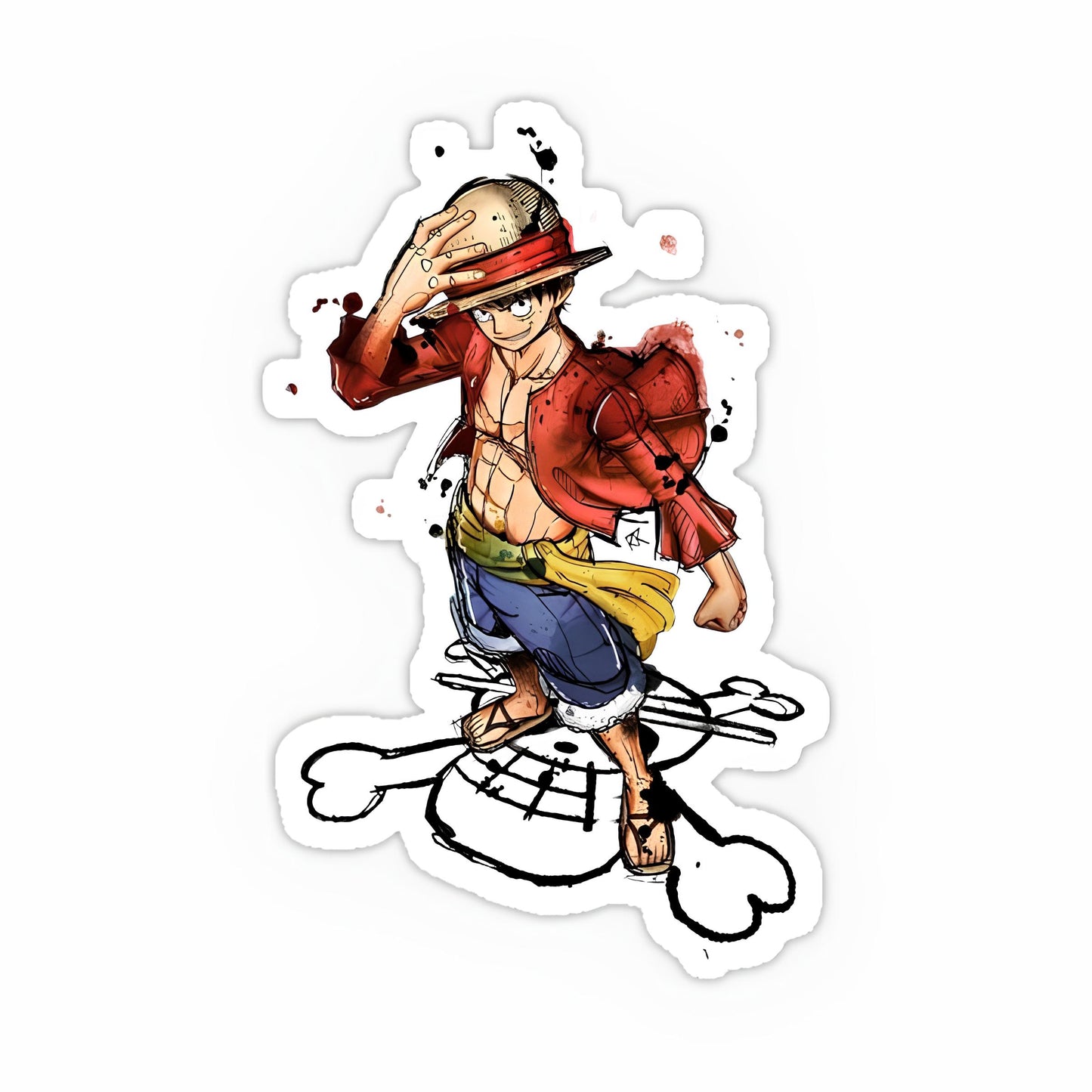 One piece Sticker-104