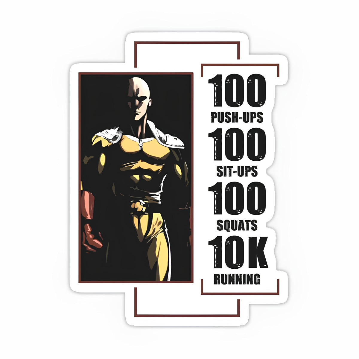 Punch Man Sticker One Punch Man sticker-10 – Inkyprinty.in