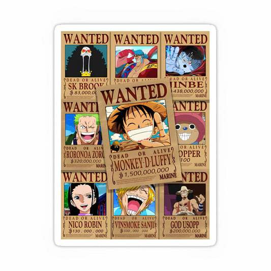 One piece Sticker-110