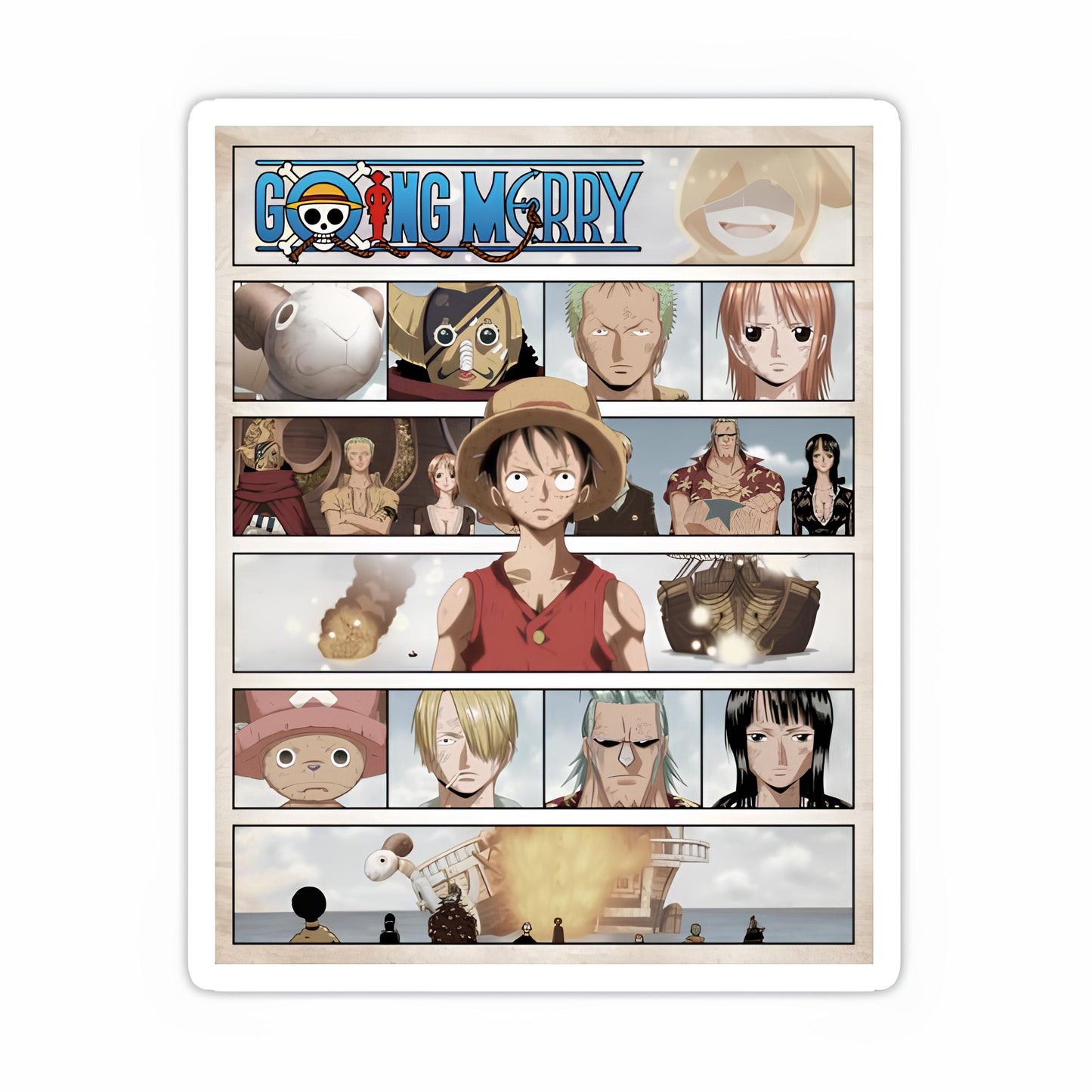 One piece Sticker-57