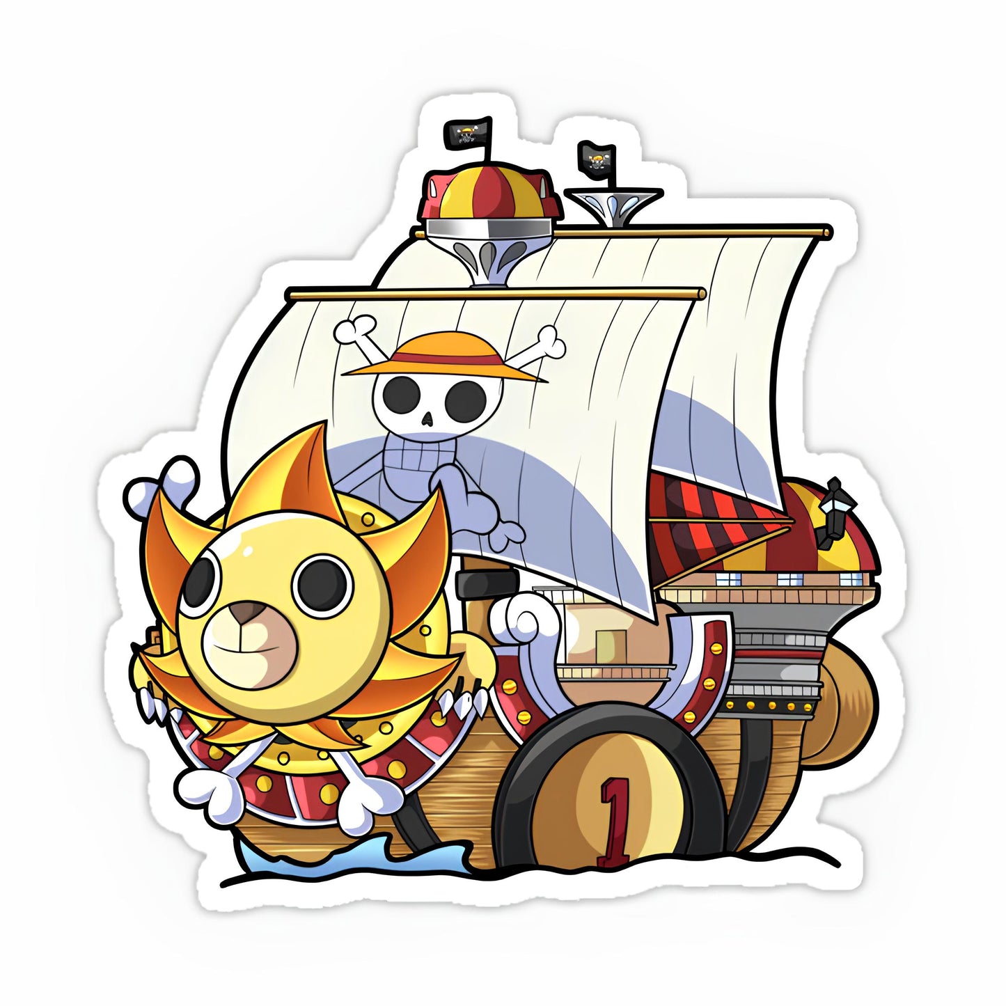 One piece Sticker-61