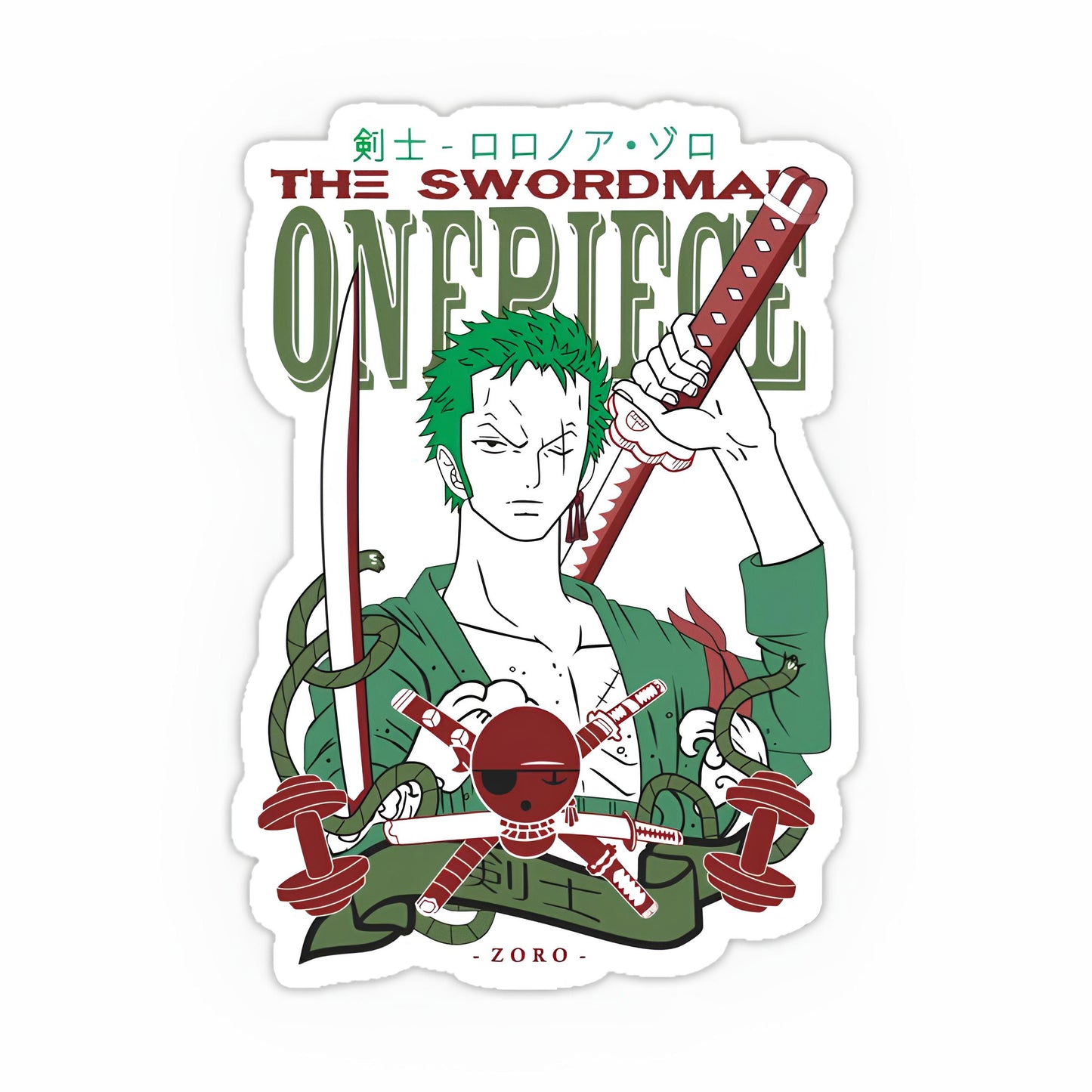 One piece Sticker-72