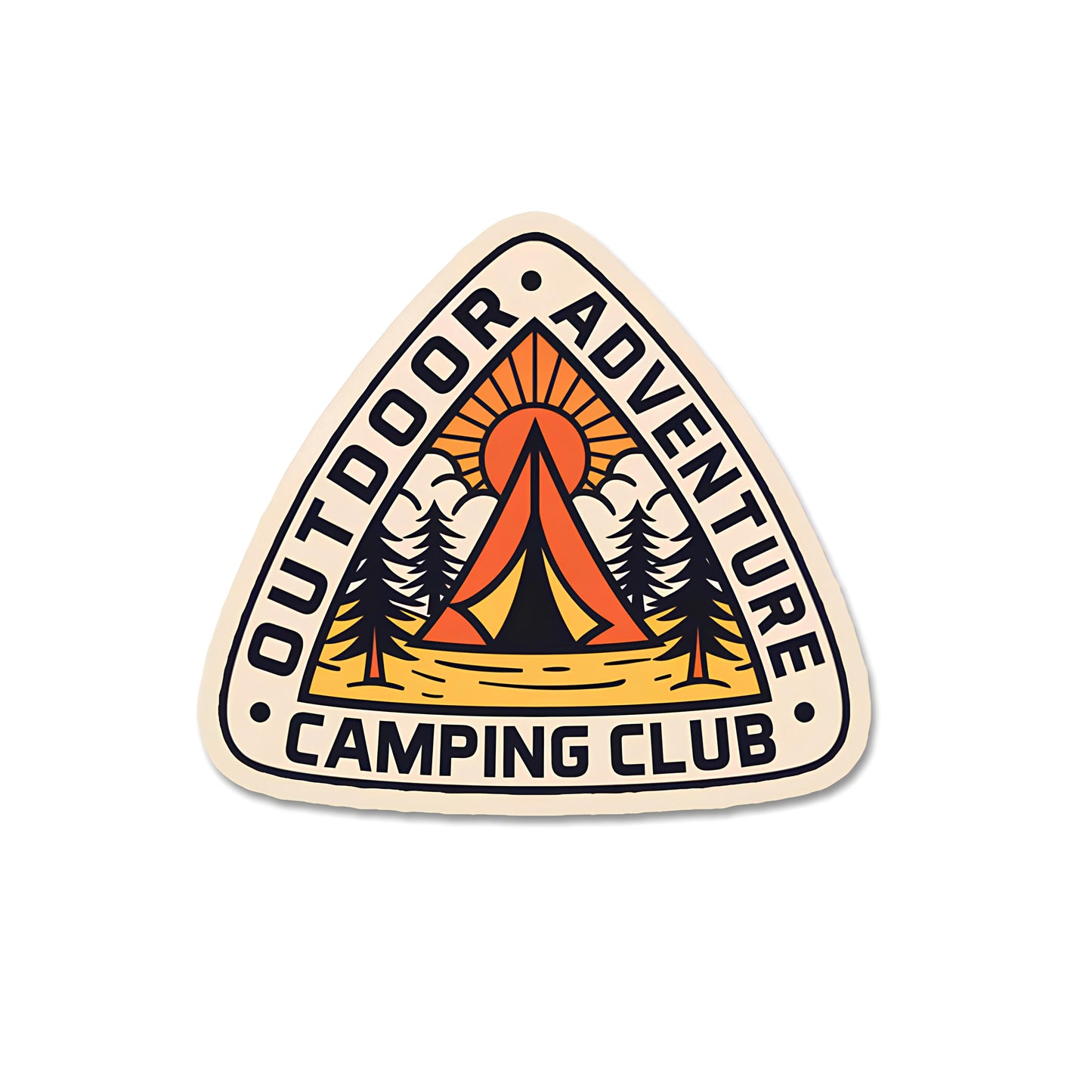 Outdoor adventure sticker