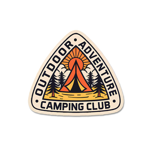 Outdoor adventure sticker