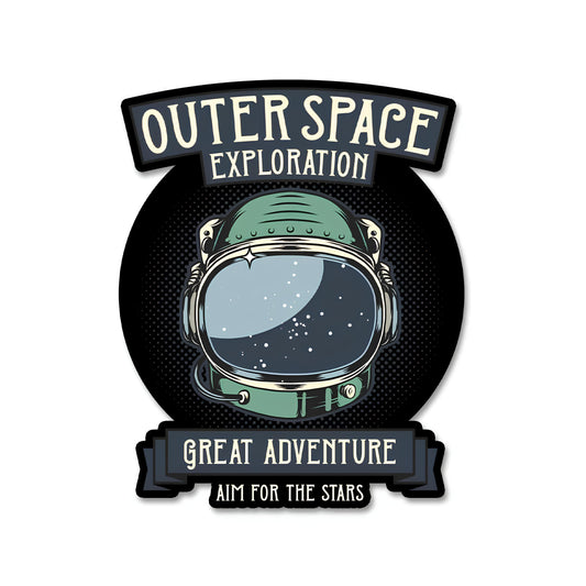 outer space sticker