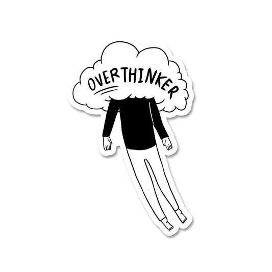 overthinker sticker