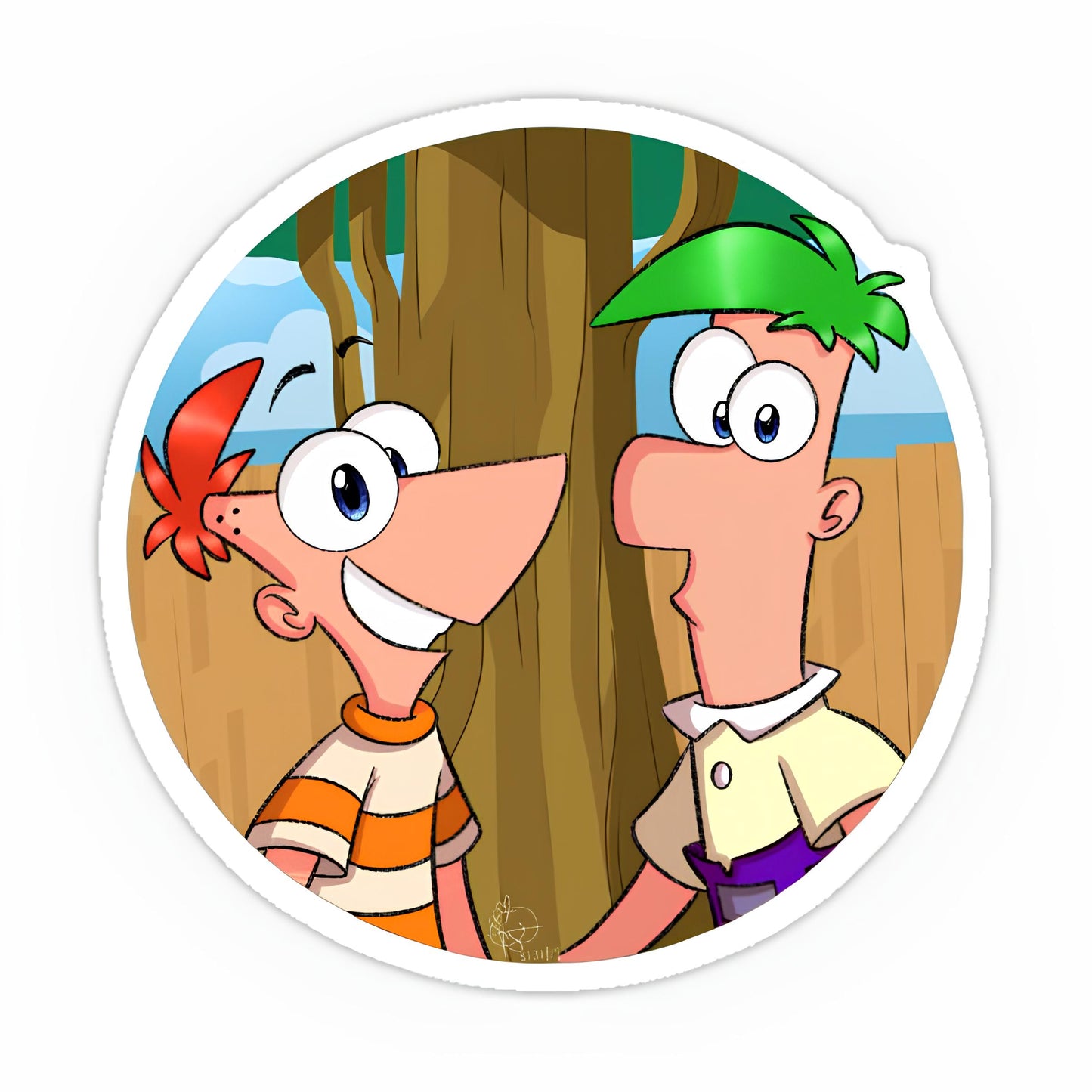 Phineas and Ferb Sticker-36