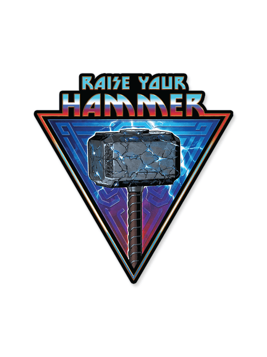 Raise Your Mjolnir - Marvel Official Sticker