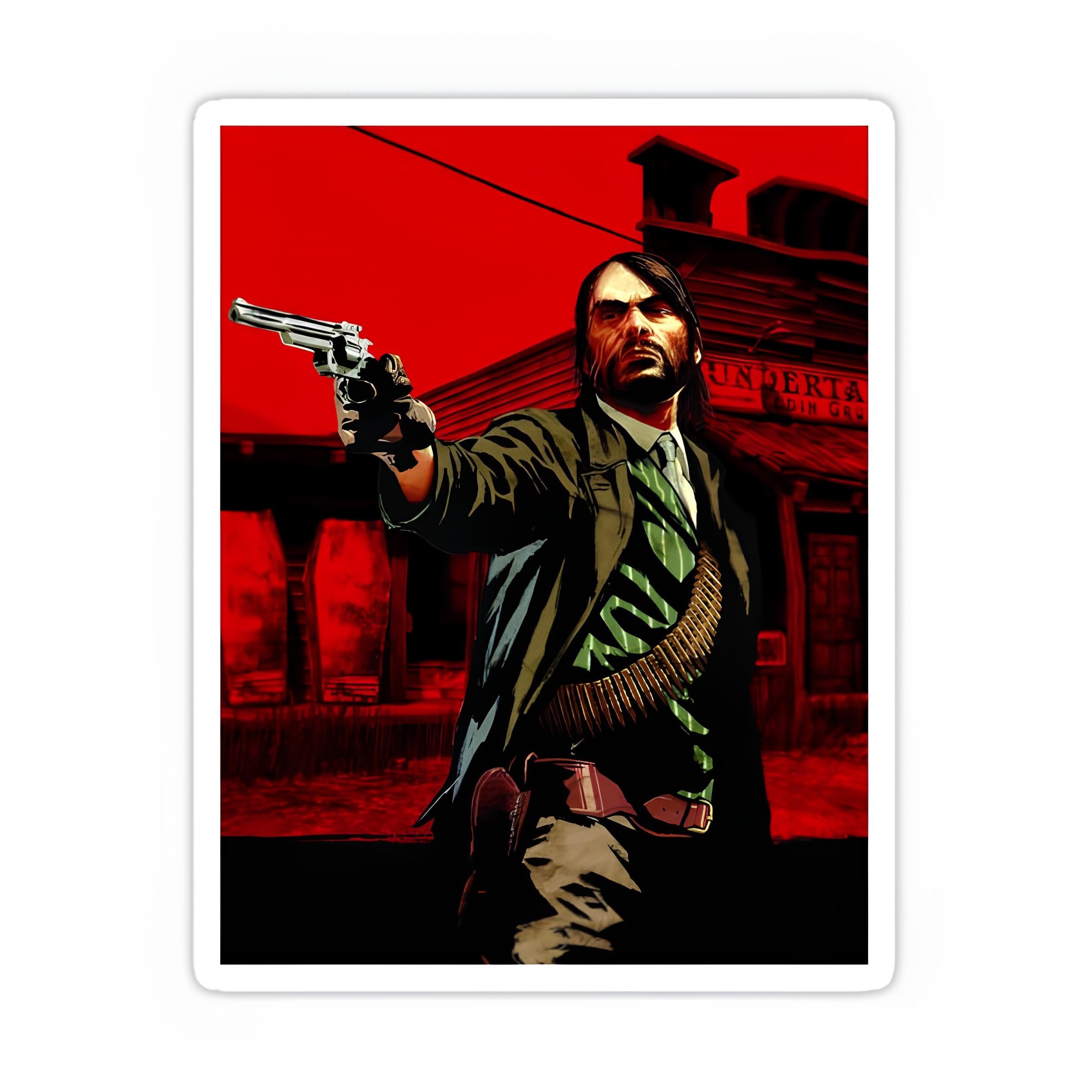 Red Dead Redemption Sticker-15 β Inkyprinty.in