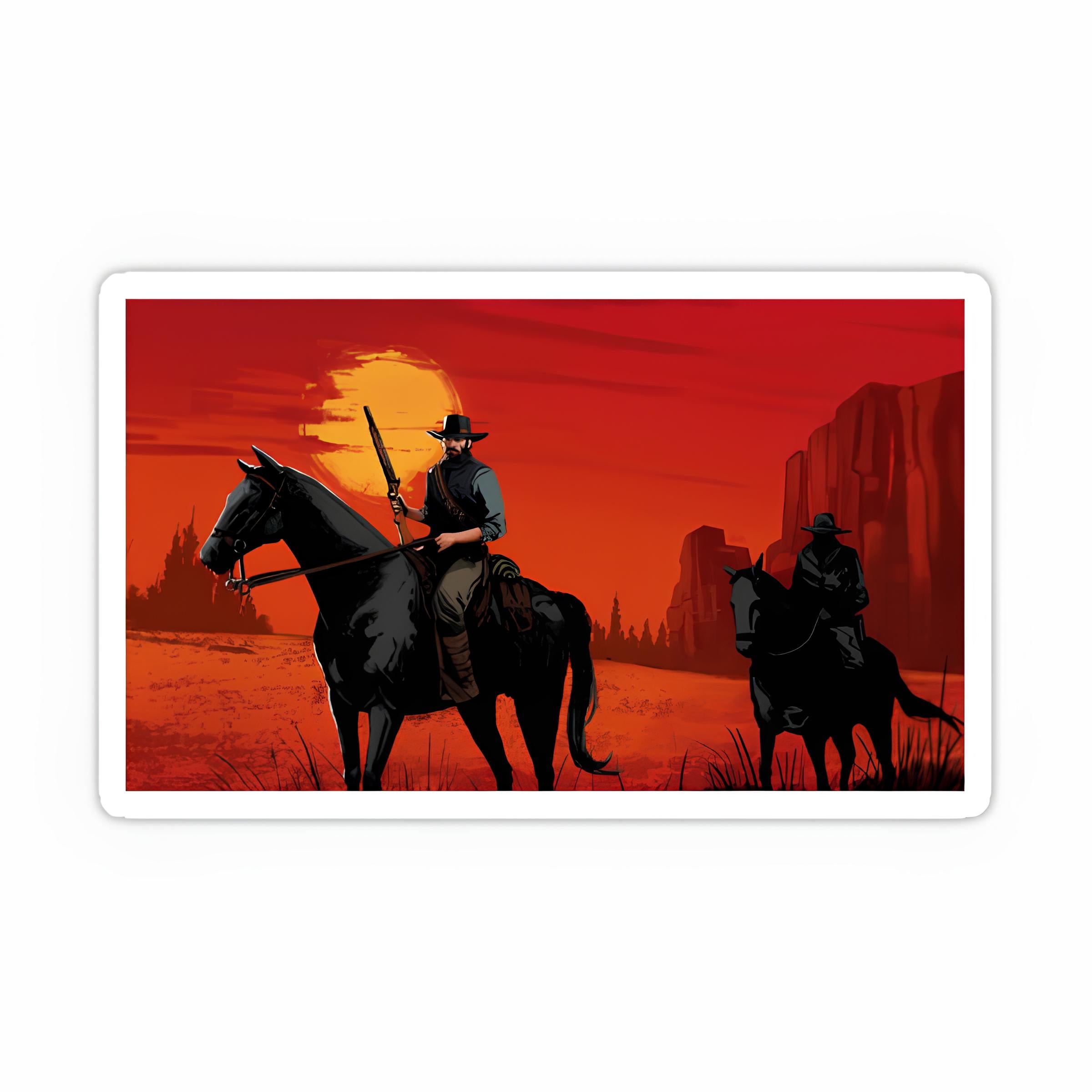 Red Dead Redemption Sticker-4 β Inkyprinty.in