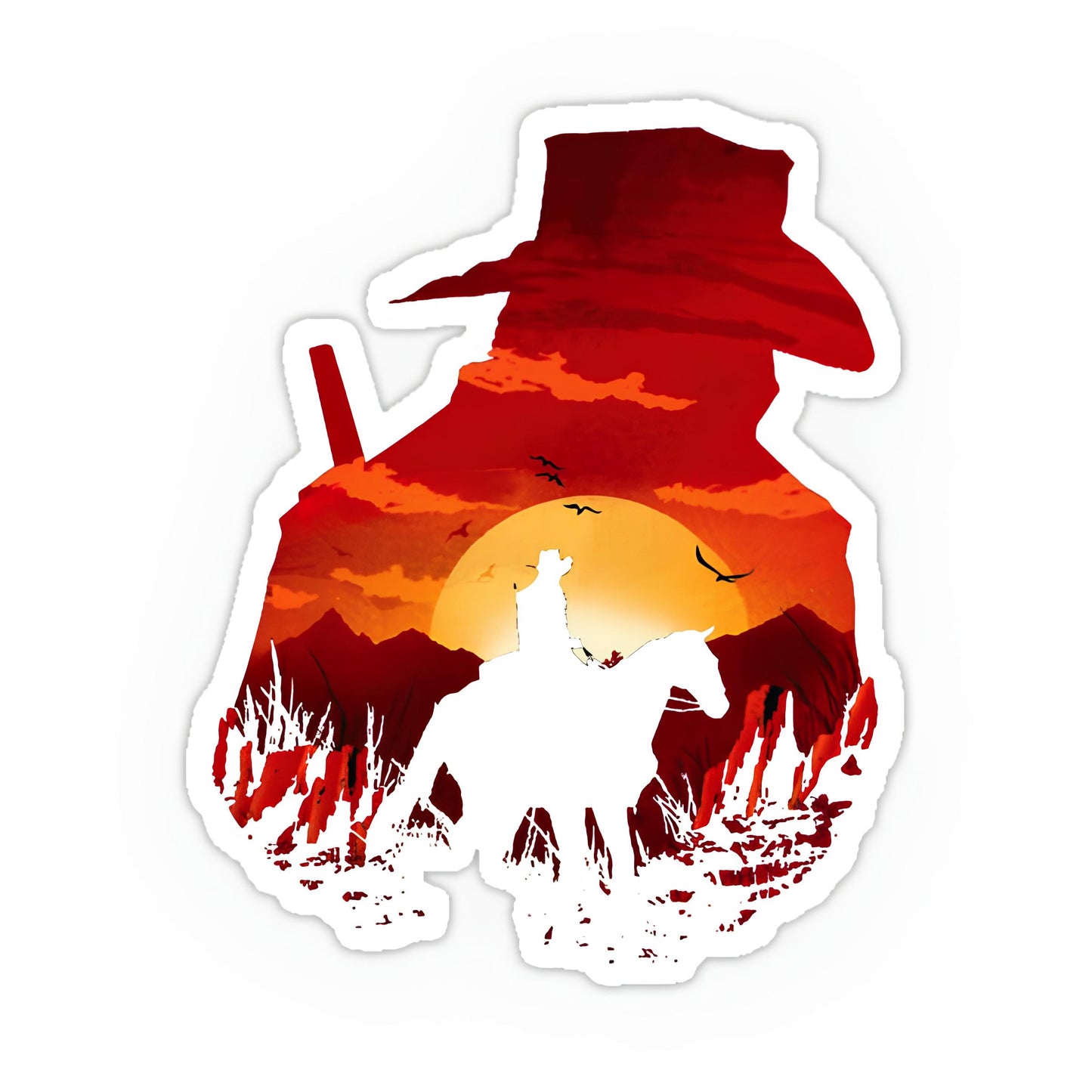 Red Dead Redemption Sticker-8