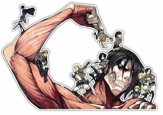 Attack On Titan Shingeki no Kyojin Anime Car Decal Sticker