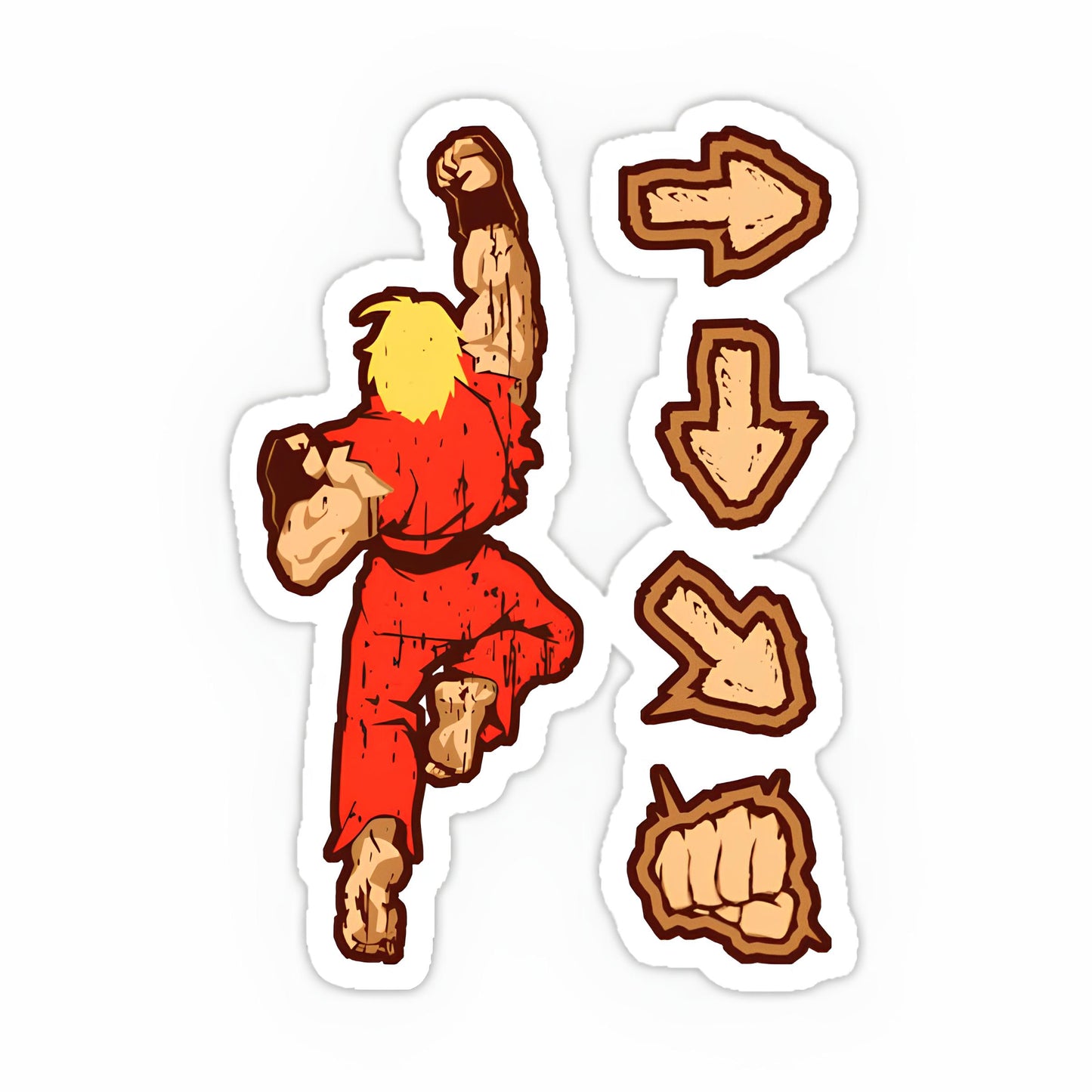 Street Fighter sticker-2