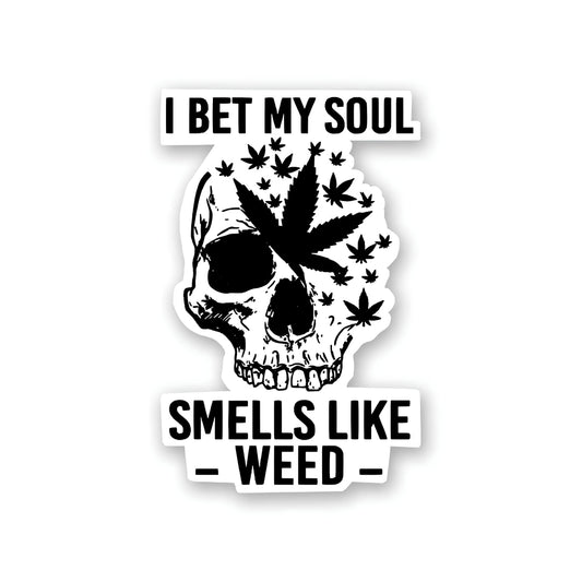 smells like weed sticker