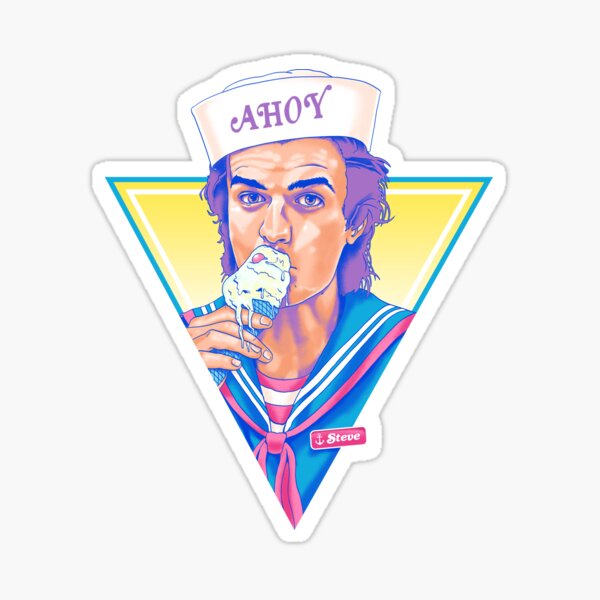 Stranger Things Steve Harrington 2 sticker