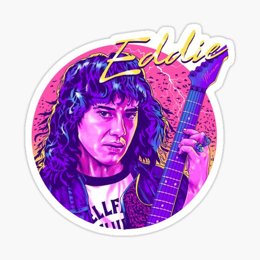 Stranger Things Eddie sticker