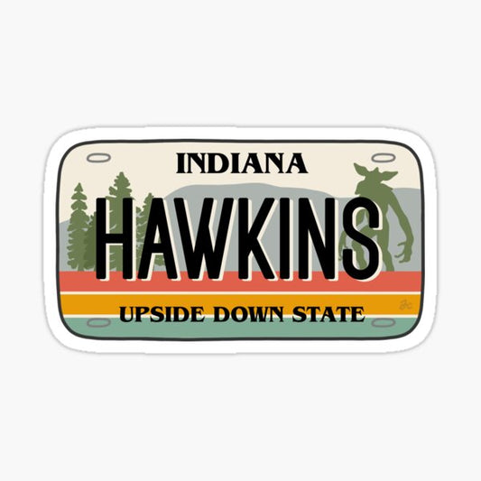 Stranger Things Indiana Hawkins sticker