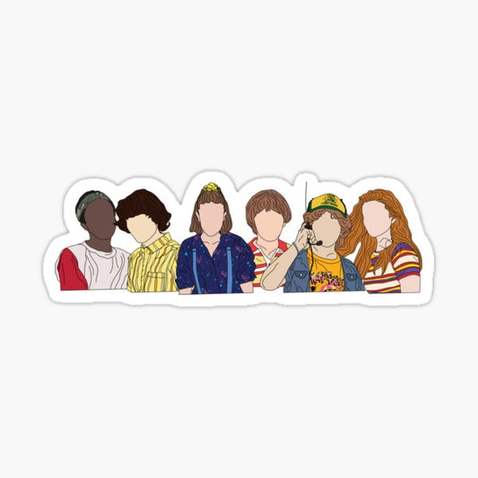 Stranger Things the crew sticker