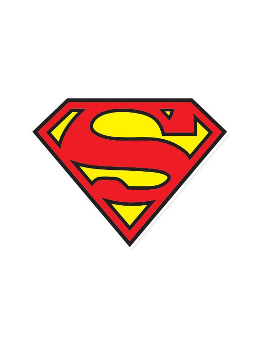 Superman Classic Logo - Superman Official Sticker