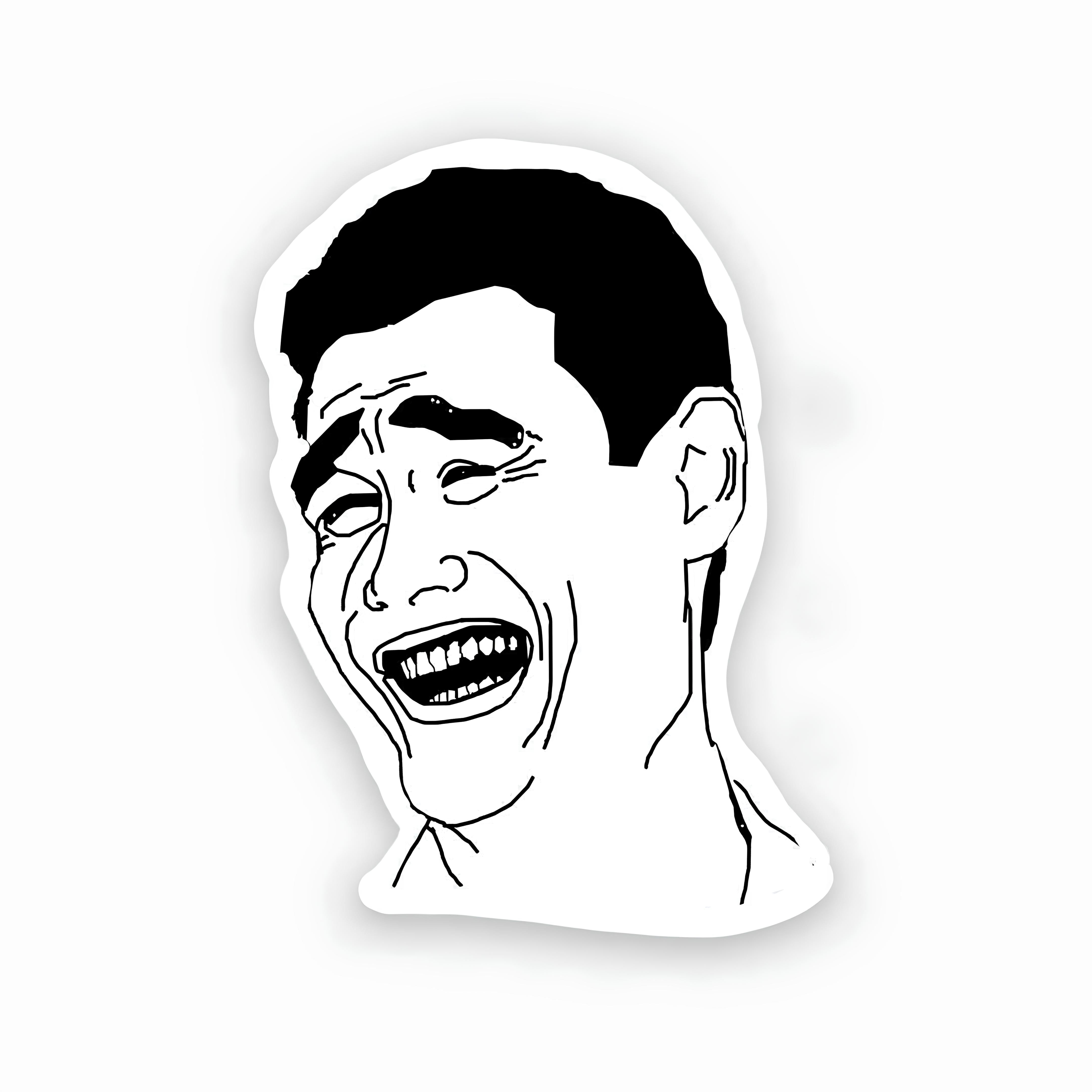 Sticker Meme Face Zip File The meme face sticker-2 – Inkyprinty.in