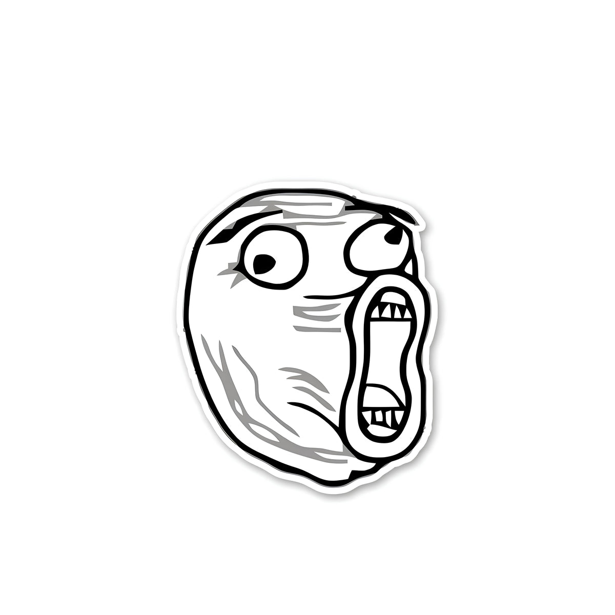 Sticker Meme Face Zip File The meme face sticker – Inkyprinty.in