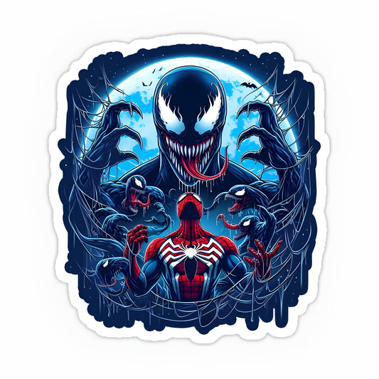 Venom Sticker Round Venom – Inkyprinty.in