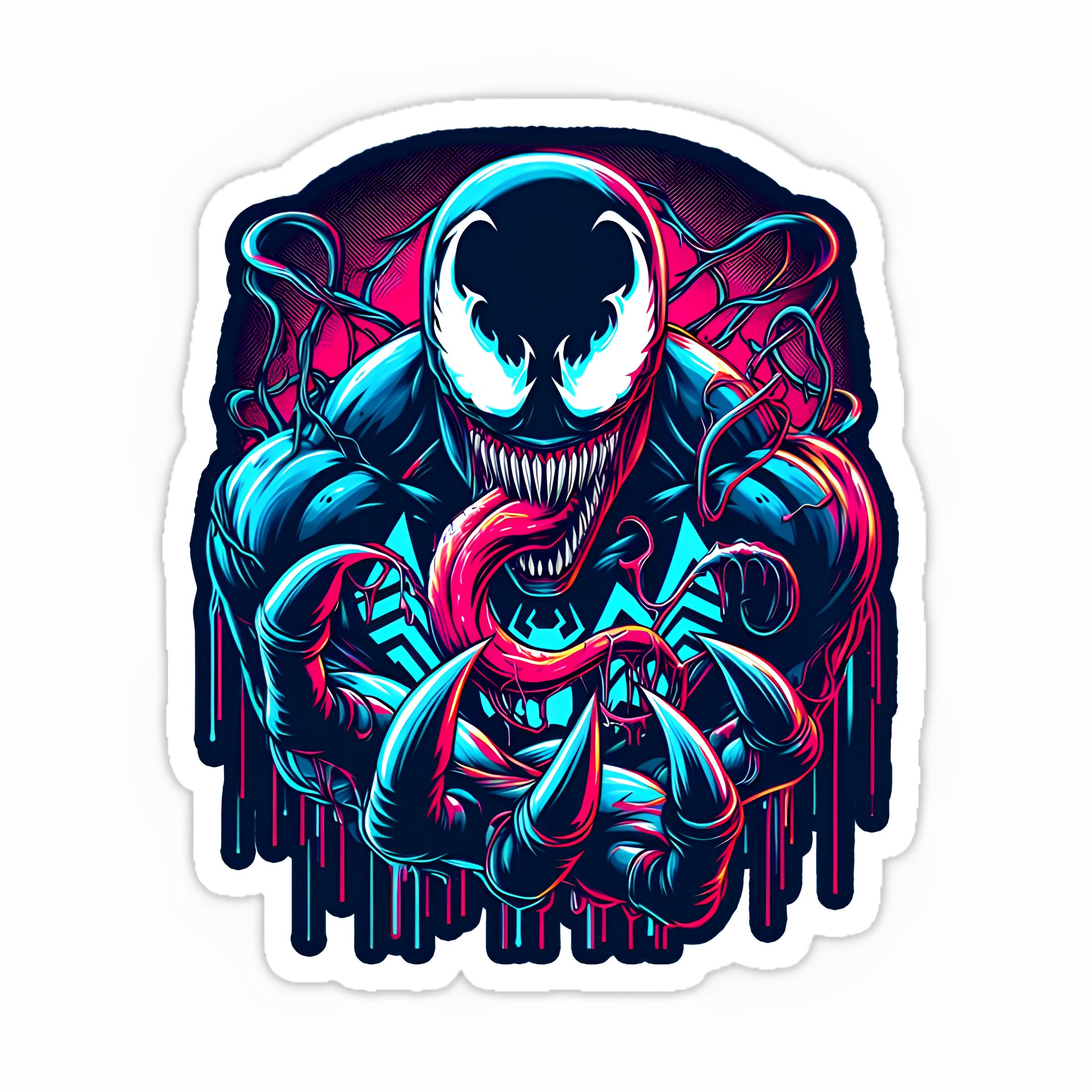 Venom Comic Sticker Venom sticker-5 – Inkyprinty.in