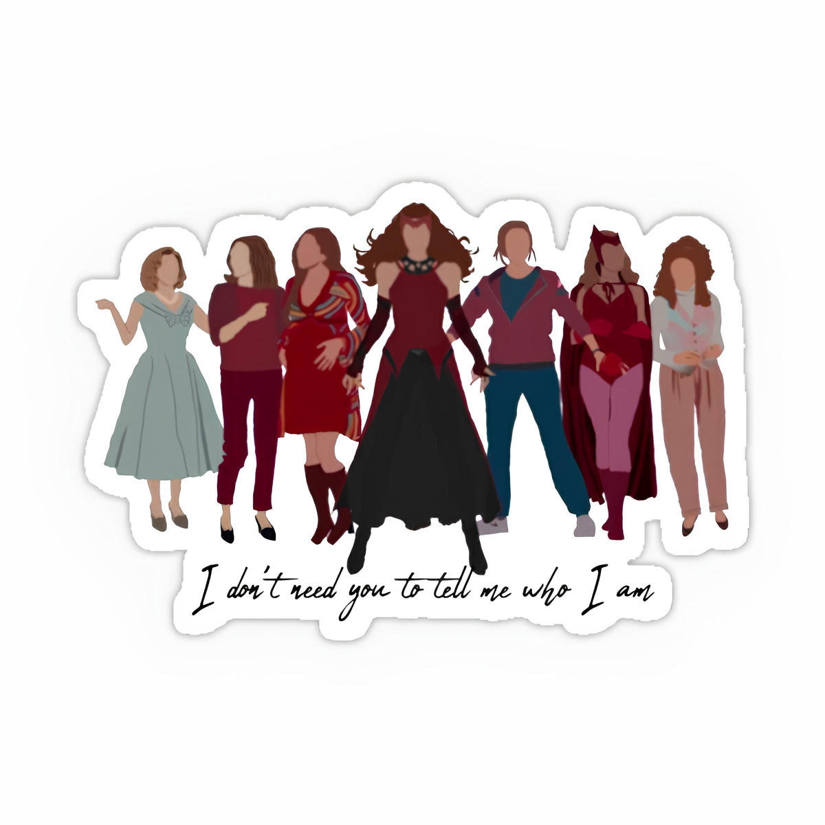 Name Wanda Sticker Wanda Maximoff Sticker-6 – Inkyprinty.in
