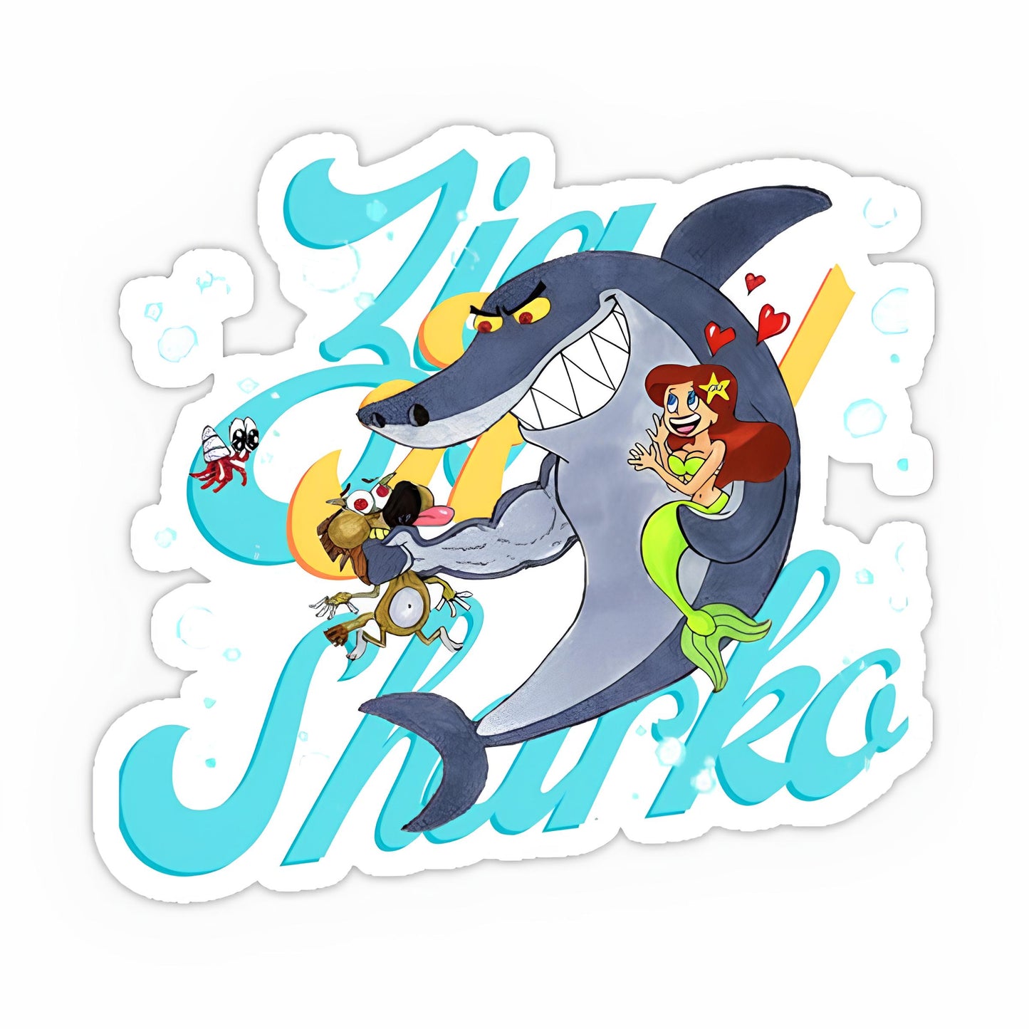 Zig and Sharko Sticker-11