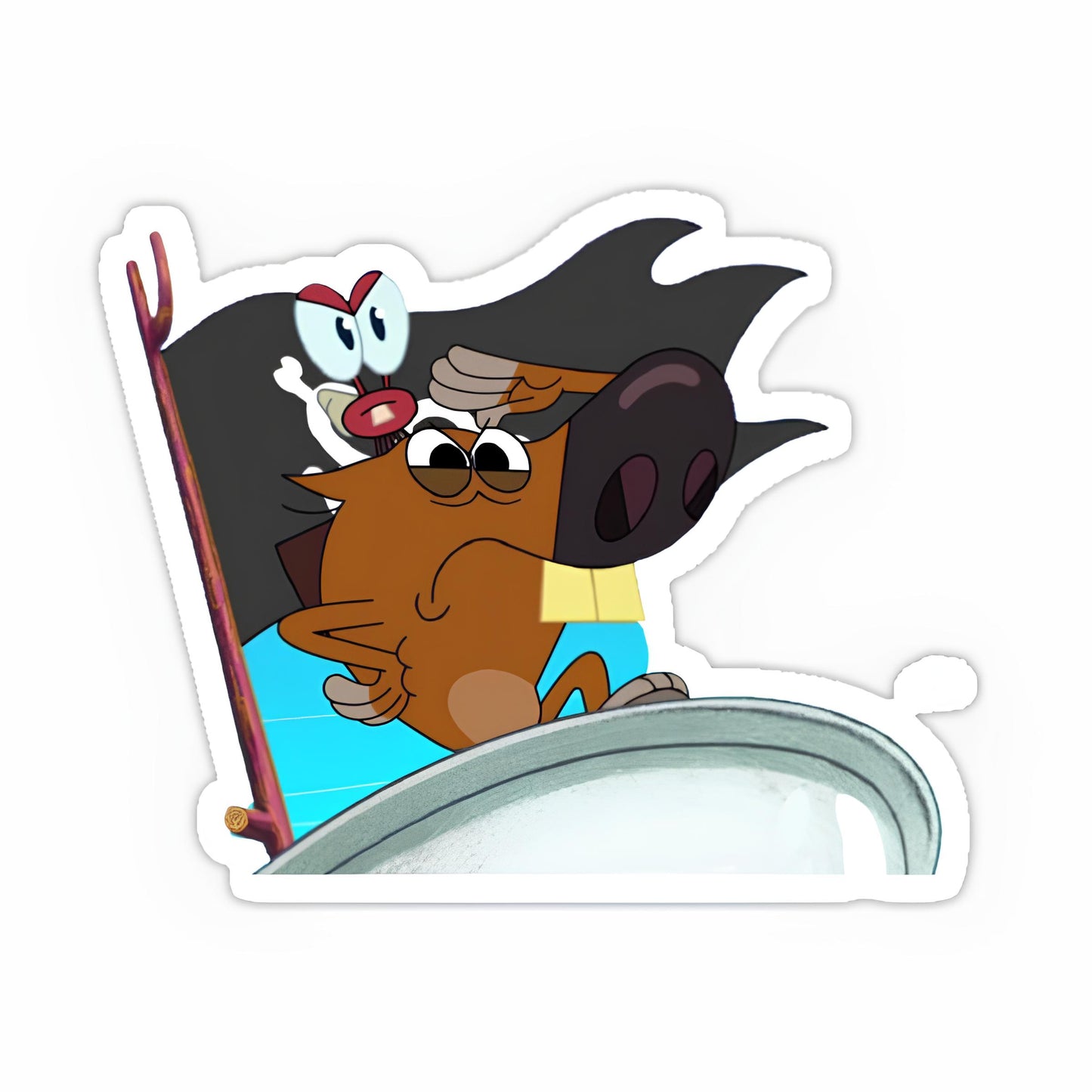 Zig and Sharko Sticker-14