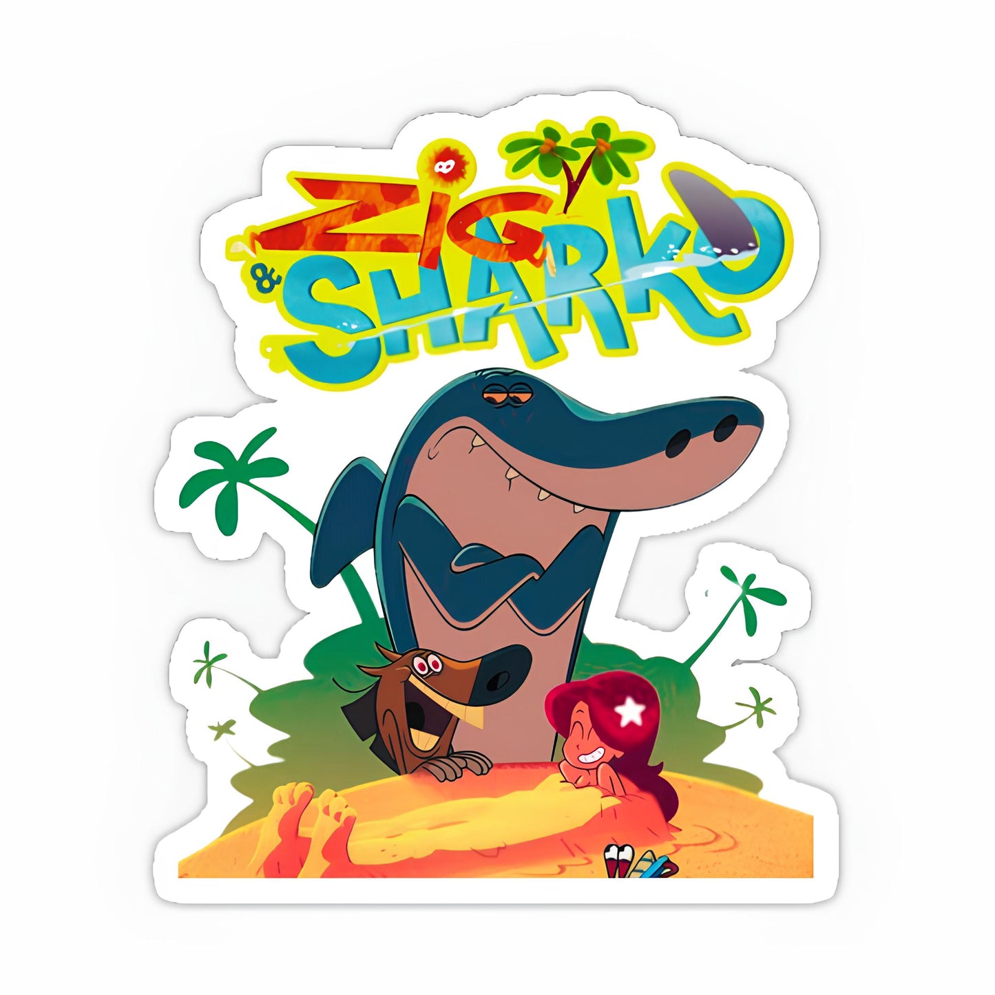 Zig and Sharko Sticker-18