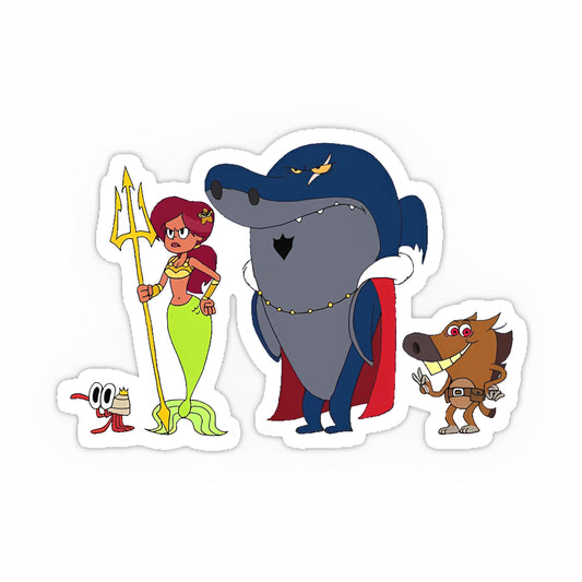 Zig and Sharko Sticker-3