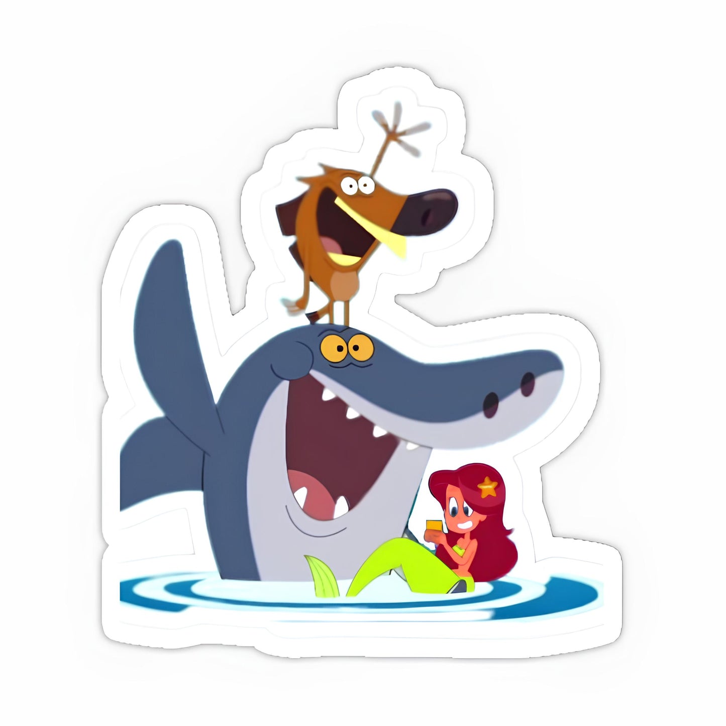 Zig and Sharko Sticker-4