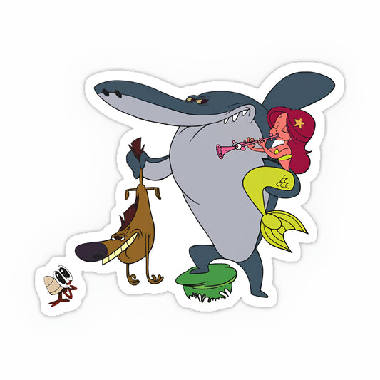 Zig and Sharko Sticker-6